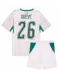 Otroške Nogometnih dresov Senegal Pape Gueye #26 Domači SP 2026 Kratki rokavi (+ hlače)